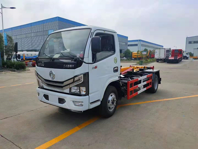 國六5方東風多利卡勾臂垃圾車